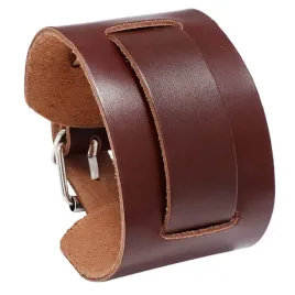 bransoletka-punk-brazowa-ze-skory-naturalnej-6-poziomow-regulacji-28-5cm