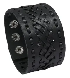 meska-opaska-vintage-punk-szerokie-skorzane-bransoletka-czarna-23cm