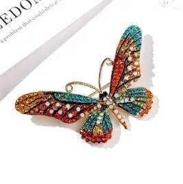 broszka-ozdobna-krysztalki-motyl-niebieski