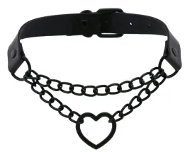 czarny-naszyjnik-choker-serce-harajuku-lancuszek-naszyjnik