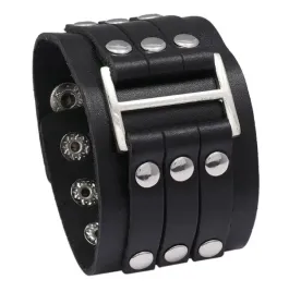 skorzana-bransoletka-z-zawieszka-mezczyzni-punk-vintage-czarny