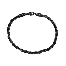 damska-bransoletka-fala-spiralna-czarna-20cm