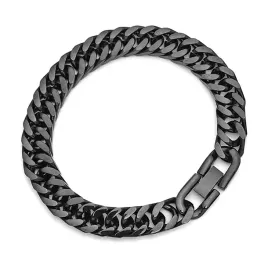 gruba-bransoleta-meska-mega-pancerka-316l-czarna-21cm-8mm
