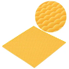 panel-akustyczny-pianka-wyciszajaca-poglos-fala-50x50x2cm-dekoracyjna-zolta