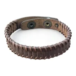 prosta-skorzana-bransoletka-z-nicia-brazowy-20cm