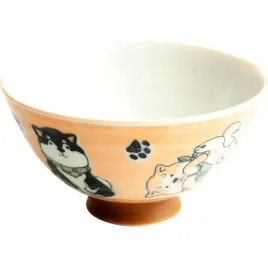 miska-pomaranczowa-pieski-o14-cm-h-65-cm-emro-aziatica