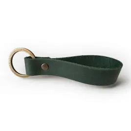 zielony-brelok-skorzany-do-kluczy-10-cm-skora-naturalna