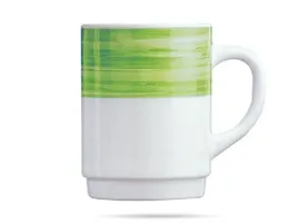 kubek-sztaplowany-250-ml-green-brush-zielony-arcoroc