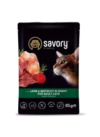 savory-mokra-karma-dla-kota-adult-jagniecina-i-burak-w-sosie-3x85g