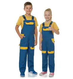 ogrodniczki-dzieciece-robocze-spodnie-mocne-odblaski-100-percent-bawelna-260-g-m