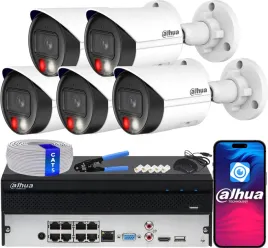 zestaw-monitoringu-5x-ipc-hfw2649s-s-il-6mp-dahua-wizsense-ir30m-dual-light