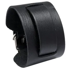 bransoletka-punk-czarna-z-miekkiej-skory-naturalnej-regulowana-28-5cm