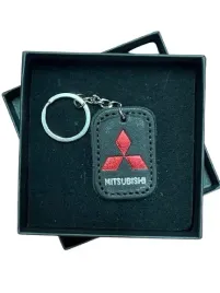 brelok-do-kluczy-mitsubishior-skorzany-samochodowy