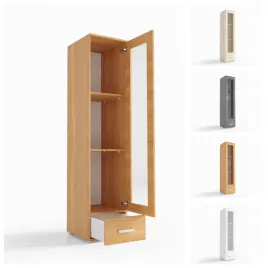 witryna-regal-z-szuflada-50-cm-olcha-vk17-o-sofa-solidne-meble-salonowe