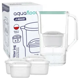 plastikowy-dzbanek-filtrujacy-aquafloow-j-maxi-25l-mietowy-5x-filtr-wody