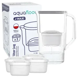 dzbanek-filtrujacy-z-tworzywa-aquafloow-j-maxi-25l-szary-5x-filtr
