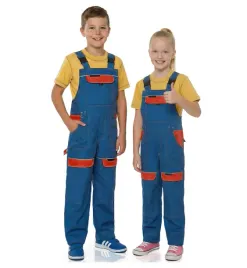 ogrodniczki-dzieciece-robocze-spodnie-mocne-z-odblaskami-100-percent-bawelna-260g