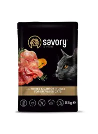 savory-mokra-karma-dla-kota-sterilised-indyk-kurczak-i-marchewka-3x85g