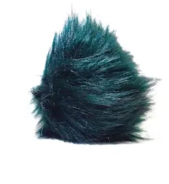 pompon-futrzany-10-cm-butelkowa-zielen