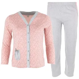 pizama-damska-rozpinana-bawelniana-dlugi-rekaw-spodnie-dlugie-pizamy-3xl