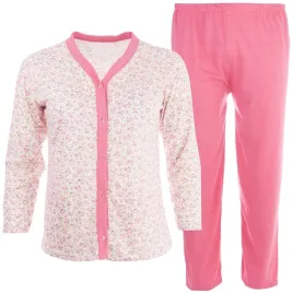 pizama-damska-rozpinana-bawelniana-dwuczesciowa-duze-rozmiary-3xl-4xl