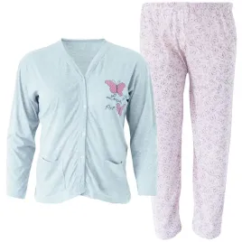 pizama-damska-rozpinana-bawelniana-dwuczesciowa-duze-rozmiary-xl-xxl