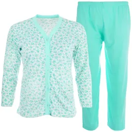 pizama-damska-rozpinana-bawelniana-dwuczesciowa-duze-rozmiary-xl-xxl