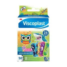 viscoplast-plastry-dzieciece-mix-50-sztuk