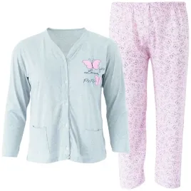 pizama-damska-rozpinana-bawelniana-dwuczesciowa-duze-rozmiary-3xl-4xl