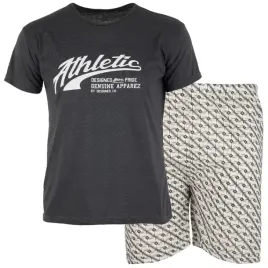 pizama-meska-pidzama-bawelniana-krotki-rekaw-krotkie-spodenki-roz-3xl-4xl