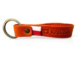 ekskluzywny-brelok-skorzany-z-napisem-krakow-i-flaga-polski-pomaranczowy