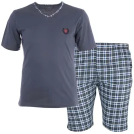 pizama-meska-bawelniana-krotki-rekaw-krotkie-spodenki-rozmiar-l-xl