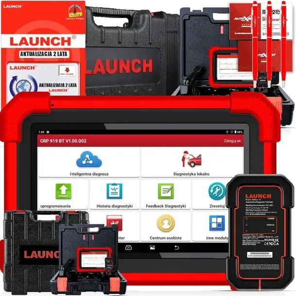 LAUNCH x431 CRP 919x BT CanFD 2026 24 msc update DEALER POLSKA
