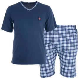 pizama-meska-bawelniana-krotki-rekaw-krotkie-spodenki-rozmiar-l-xl