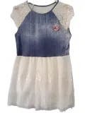 sukienka-dziewczeca-jeans-koronka