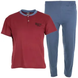 pizama-meska-krotki-rekaw-wygodna-bawelniana-dlugie-spodnie-roz-xl-xxl