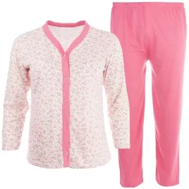 pizama-damska-rozpinana-bawelniana-dwuczesciowa-duze-rozmiary-3xl-4xl