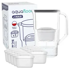 plastikowy-dzbanek-filtrujacy-aquafloow-j-maxi-25l-czarny-10x-filtr-wody