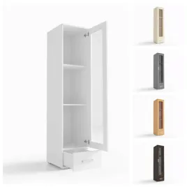 witryna-regal-z-szuflada-50-cm-bialy-vk17-o-sofa-solidne-meble-salonowe