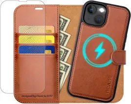 ocase-etui-skorzane-do-iphone-14-plus-stojak-2w1-magsafe-brazowe-1x-szklo