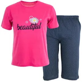 pizama-damska-bawelniana-krotki-rekaw-spodnie-3-4-duze-rozmiary-xl-2xl