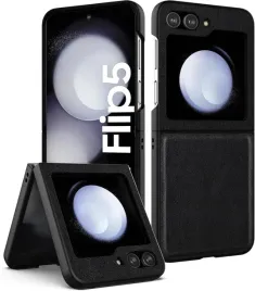 cresee-etui-skorzane-do-samsung-galaxy-z-flip-5-pancerne-mocne-czarne
