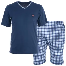 pizama-meska-bawelniana-krotki-rekaw-krotkie-spodenki-rozmiar-l-xl