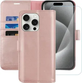 monasay-etui-skorzane-z-klapka-iphone-15-pro-max-1x-szklo-portfel-rozowe