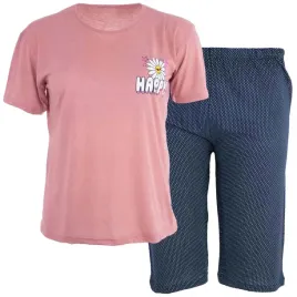 pizama-damska-bawelniana-krotki-rekaw-spodnie-3-4-duze-rozmiary-xl-2xl