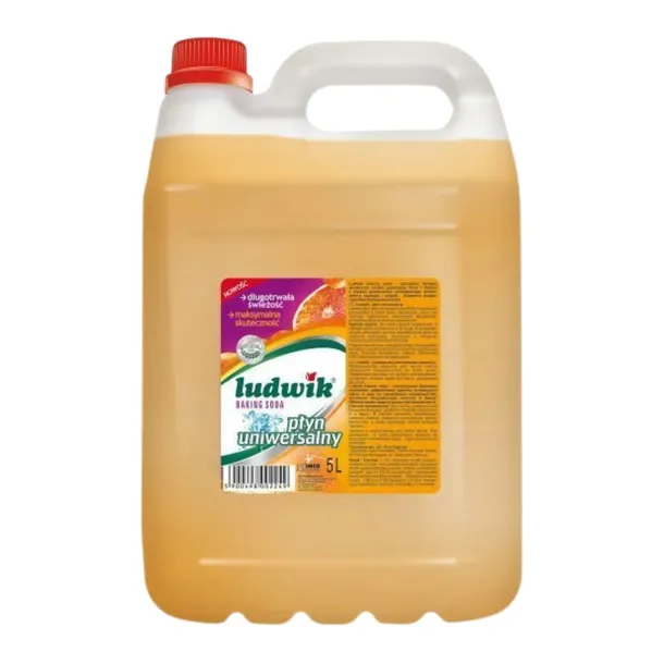 LUDWIK Płyn do Mycia Uniwersalny Baking Soda o Zapachu Cytrusowym 5L