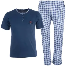 pizama-meska-bawelniana-krotki-rekaw-dlugie-spodnie-rozmiar-xl-xxl