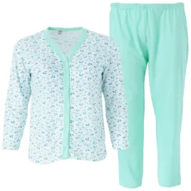 pizama-damska-rozpinana-bawelniana-dwuczesciowa-duze-rozmiary-3xl-4xl