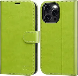 ocase-etui-skorzane-z-klapka-do-iphone-16-pro-max-portfel-rfid-jasna-zielen