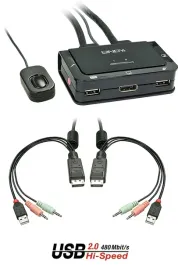lindy-42343-2-portowy-przelacznik-kvm-display-port-usb-2-0-i-audio